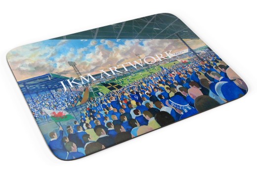 Ninian Park Stadium Fine Art Mouse Mat - Cardiff City FC Ninian Park Stadium Fine Art Mouse Mat - Cardiff City FC